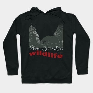 Show your love for wildlife Hoodie